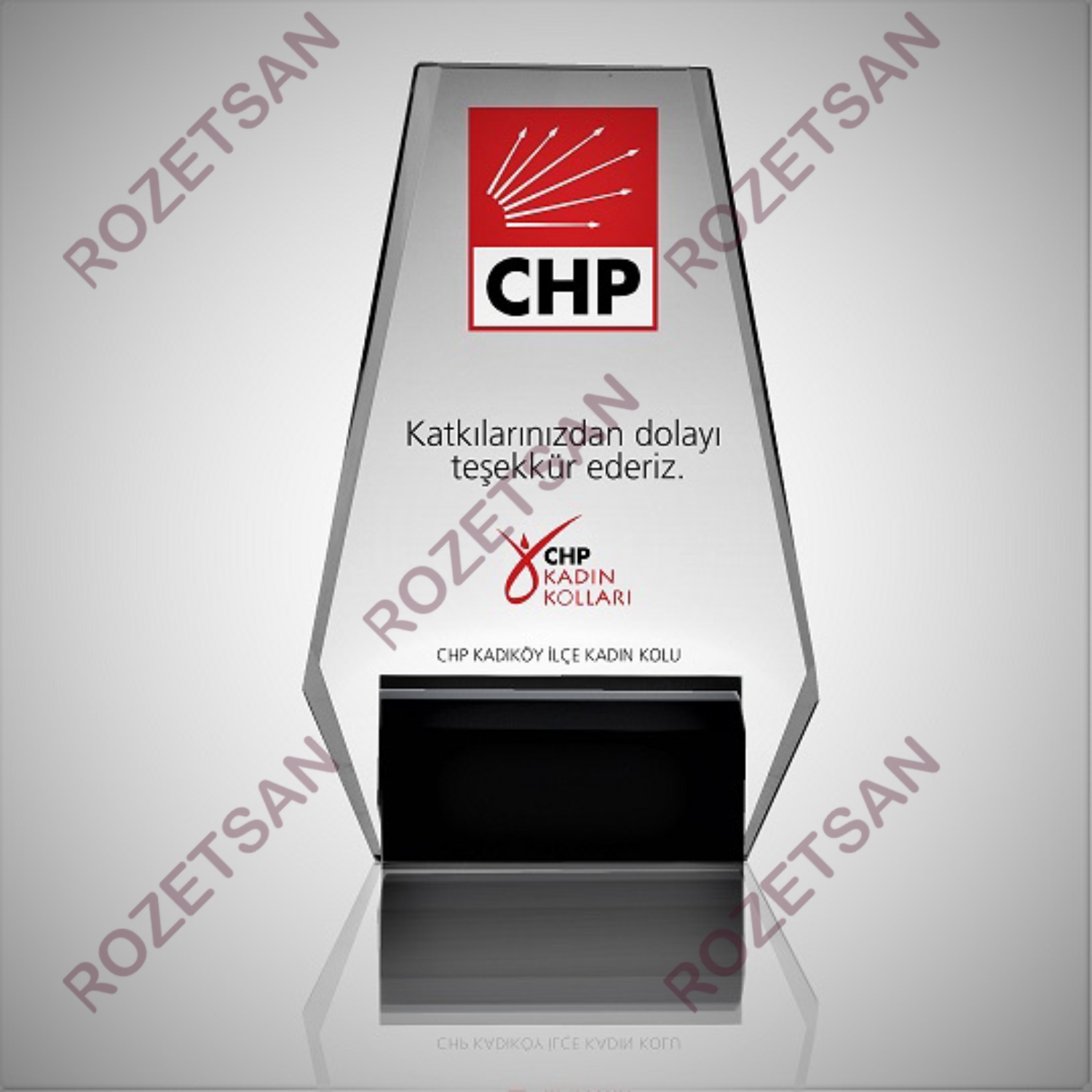 CHP Kristal Plaketi